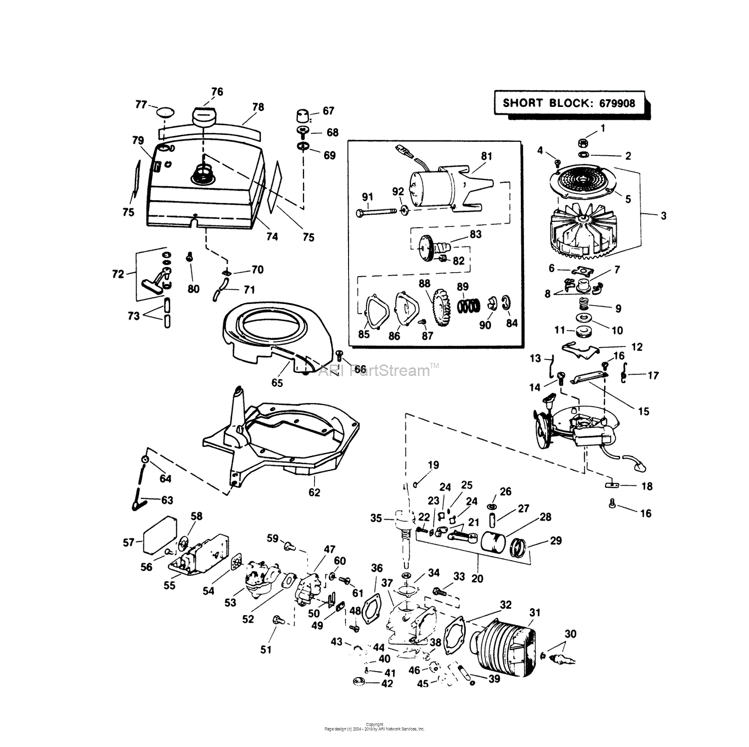 Lawn-Boy 7084, Lawnmower, 1976 (SN 600000001-699999999) Parts Diagram ...