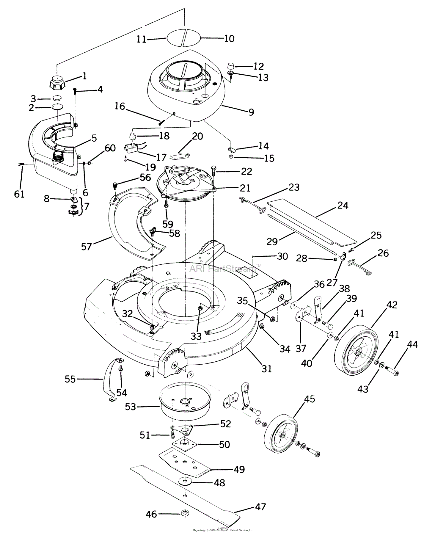 Lawn-Boy 5026, Lawnmower, 1978 (SN 800000001-899999999) Parts Diagram ...