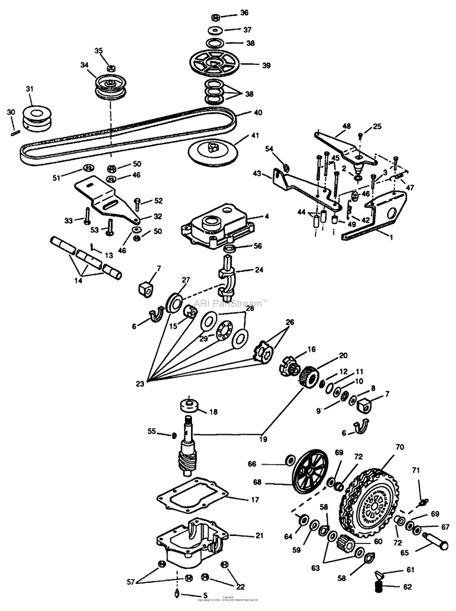 Lawn-Boy 680532, Lawnmower, 1992 (SN L00000001-L99999999) Parts Diagram ...