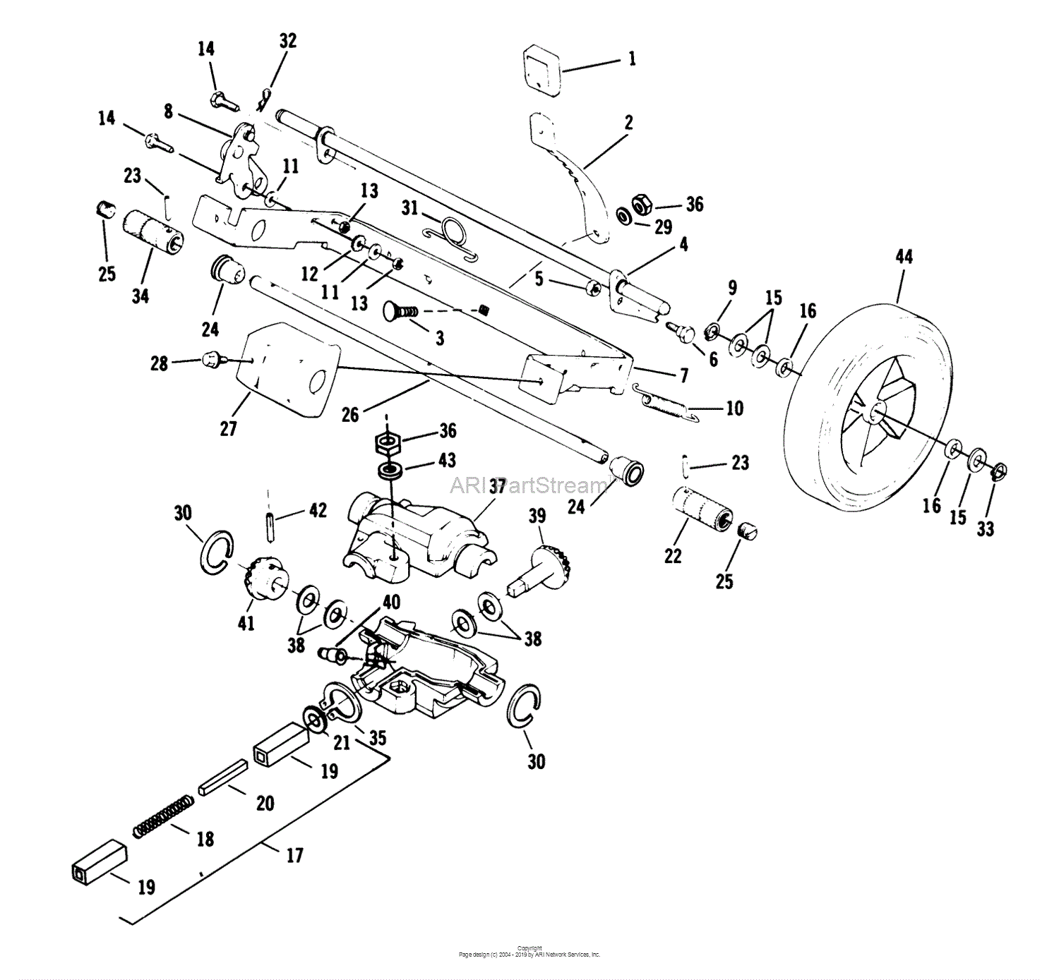 Lawn-Boy 7072, Lawnmower, 1984 (SN C00000001-C99999999) Parts Diagram ...