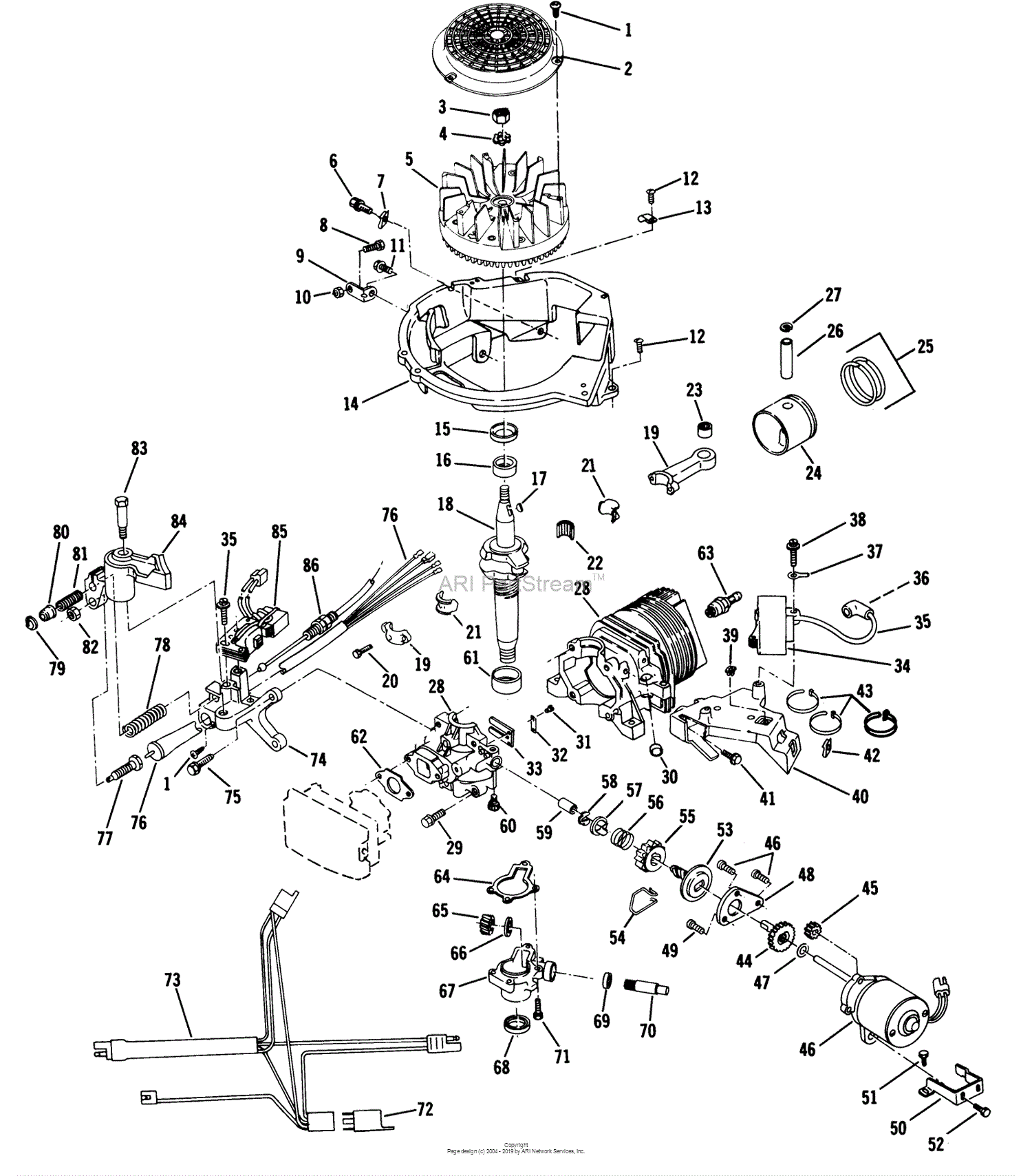 Lawn-Boy R8241, Lawnmower, 1984 (SN C00000001-C99999999) Parts Diagram ...