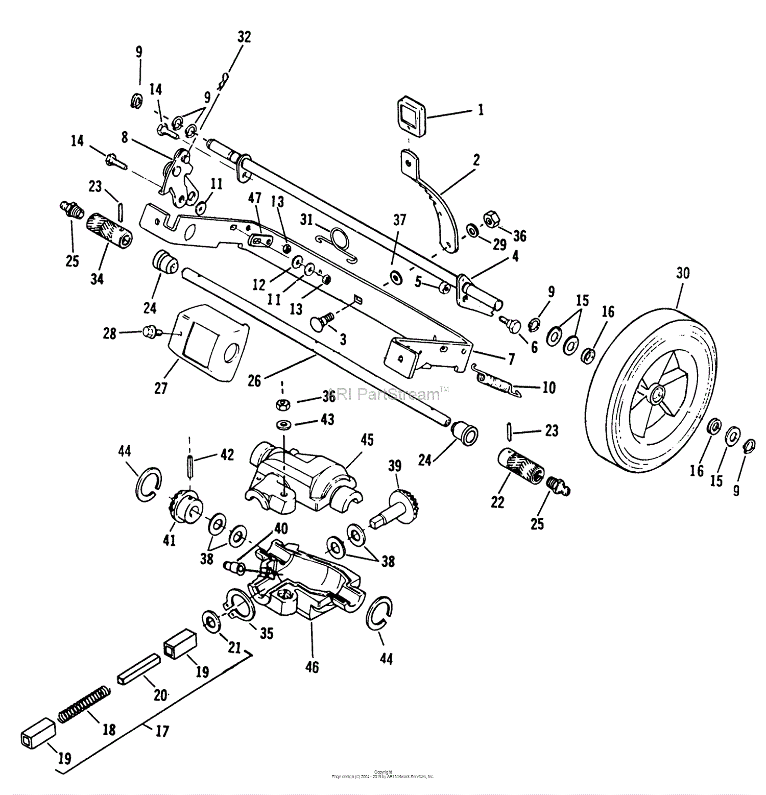 Lawn-Boy L21ZPNA, Lawnmower, 1989 (SN H00000001-H99999999) Parts ...