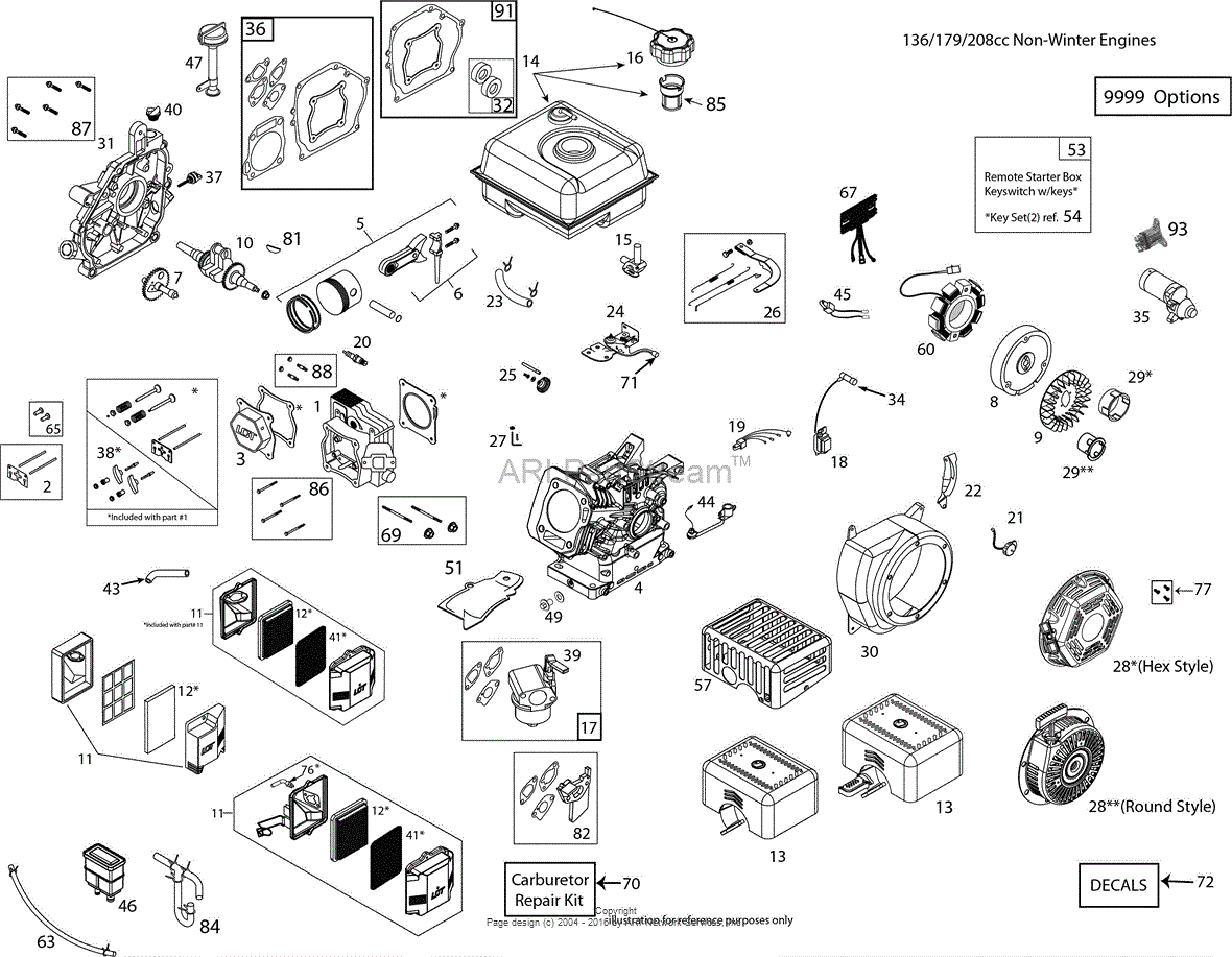 LCT 913610204 Parts Diagram for Parts Assembly poulan pro wiring diagrams 