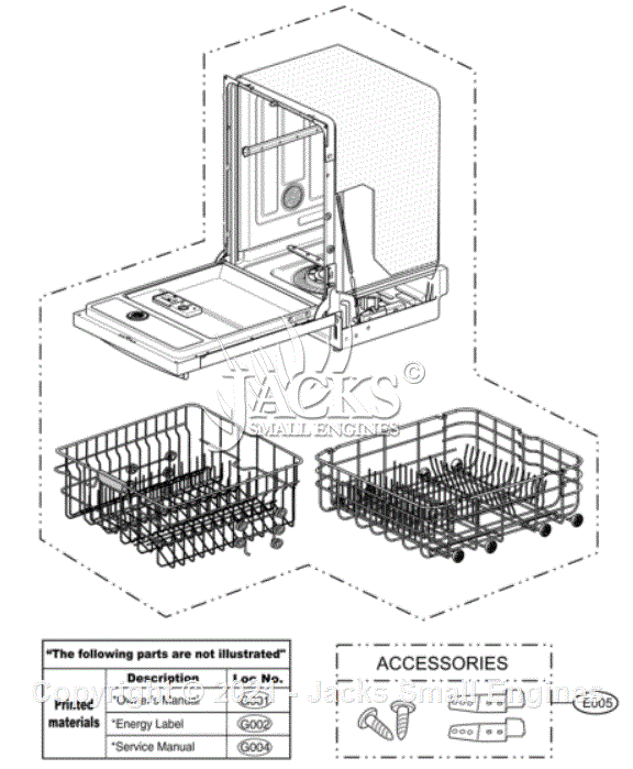 LG LDS4821ST Parts Diagram for Accessories