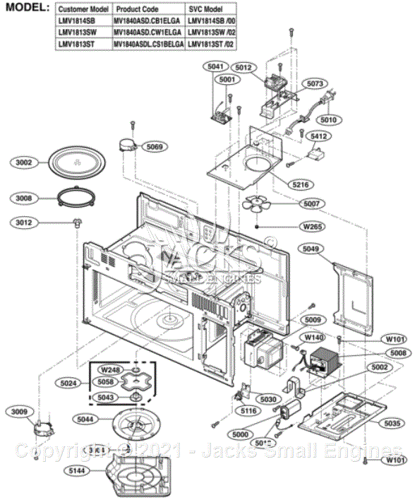 Lg microwave online lmv1813st