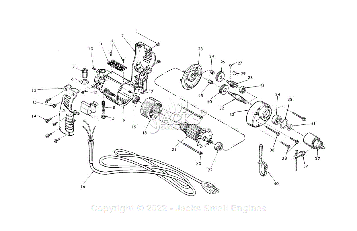 Milwaukee 0141 (Serial 479-5700) Milwaukee Electric Drill / Driver ...