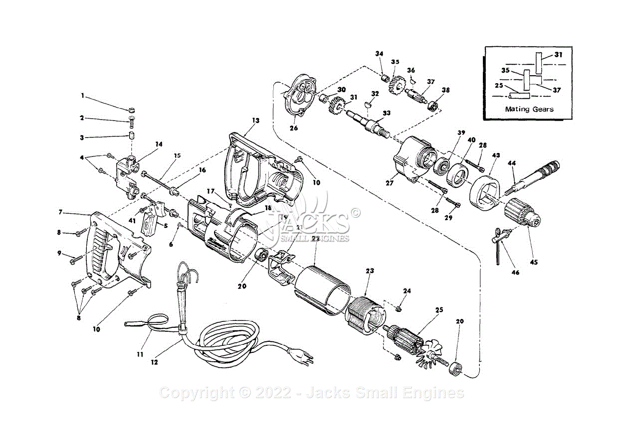 Milwaukee 1001 (Serial 490-1001) Milwaukee 1/2