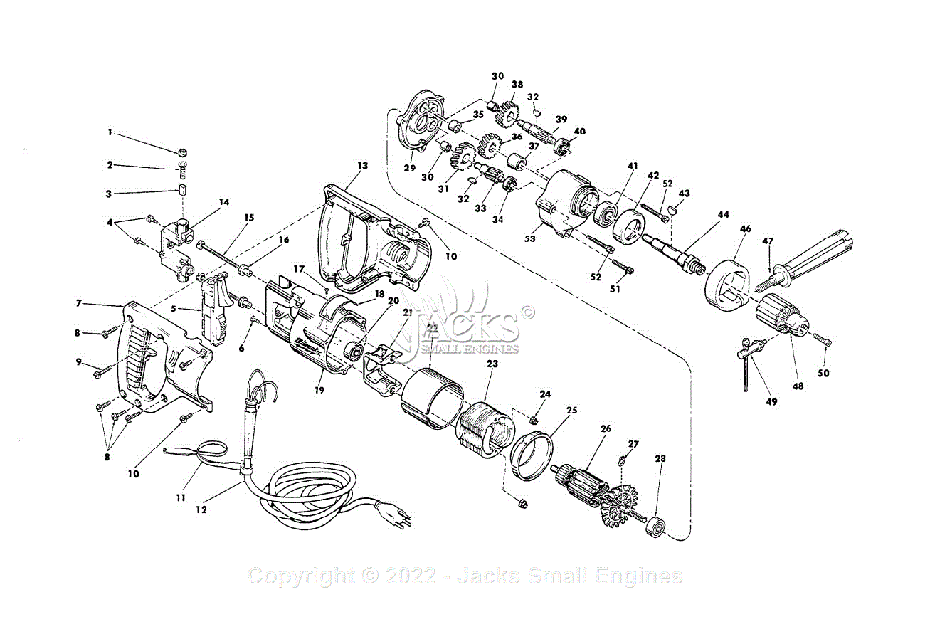 Milwaukee 1201-1 (Serial 495-1551) Milwaukee 1/2