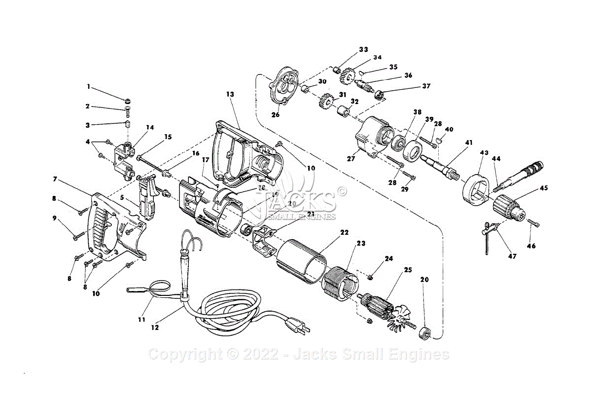 Milwaukee 1251-1 (Serial 481-1001) Milwaukee Electric Drill / Driver ...