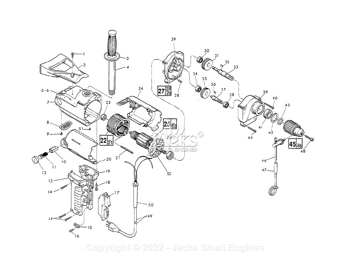 Milwaukee 1610-1 (Serial 700-42061) Milwaukee Electric Drill / Driver ...