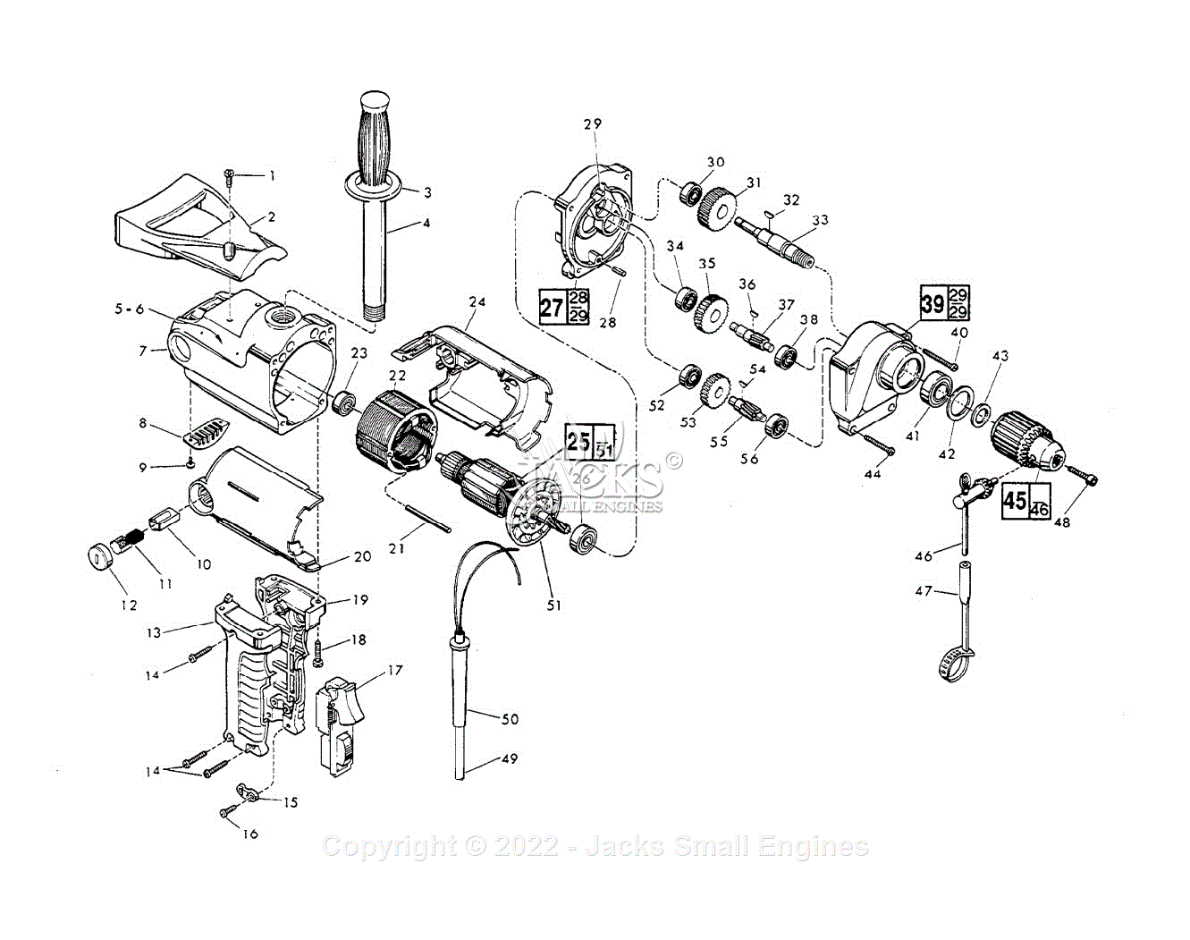 Milwaukee 1662-3 (Serial 720-1765) Milwaukee Electric Drill / Driver ...