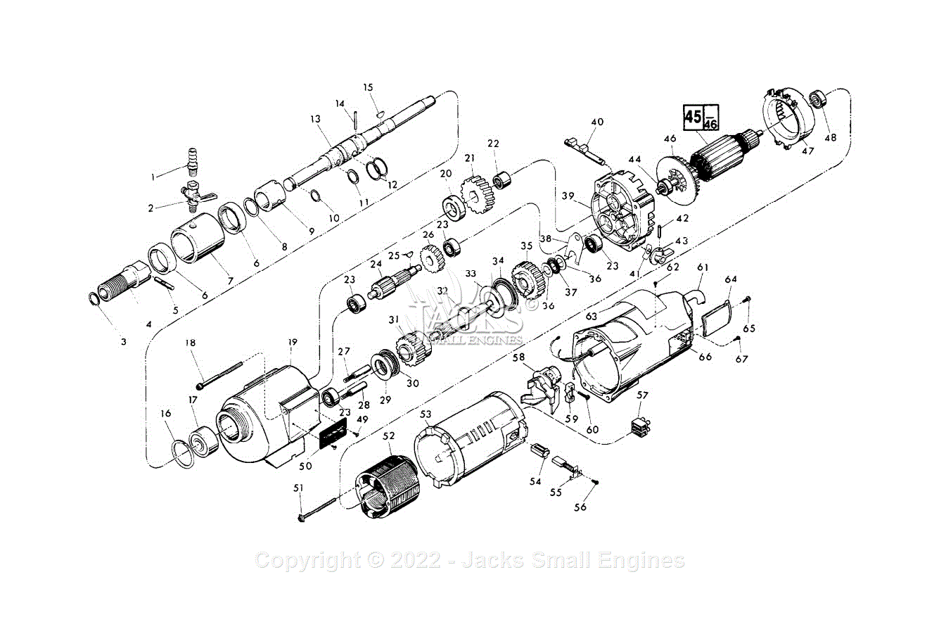 Milwaukee 4079-5 (Serial 745-4001) Milwaukee Electric Drill Parts Parts ...