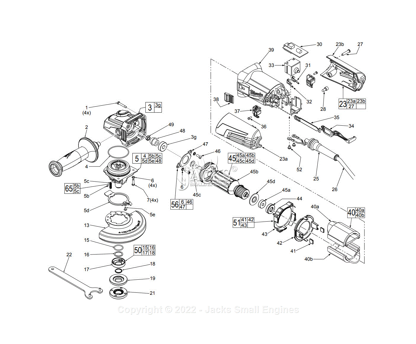 Milwaukee 6146-33 (D04D) 4.5