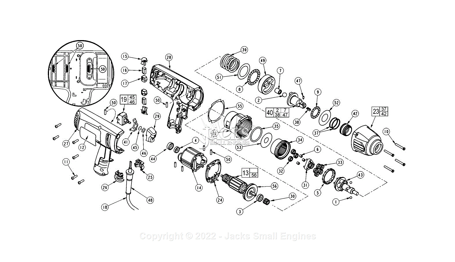 Milwaukee 9070-20 (Serial 229A) 1/2