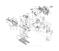 Milwaukee 2445-20 (Serial D58A) M12 Jig Saw Parts Diagrams