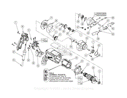 Milwaukee 6852-20 (Serial A80C) 18 Gauge Shear Parts Diagrams