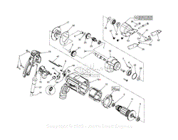 Milwaukee 6852-20 (Serial A80D) 18 Gauge Shear Parts Diagrams