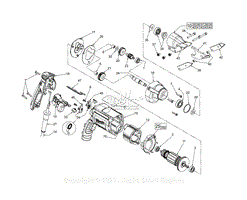 Milwaukee 6852-20 (Serial A80E) 18 Gauge Shear Parts Diagrams