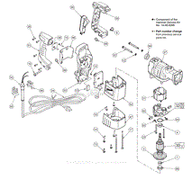 Milwaukee 5314-21 (serial 874c) Milwaukee Rotary Hammer Parts Parts 