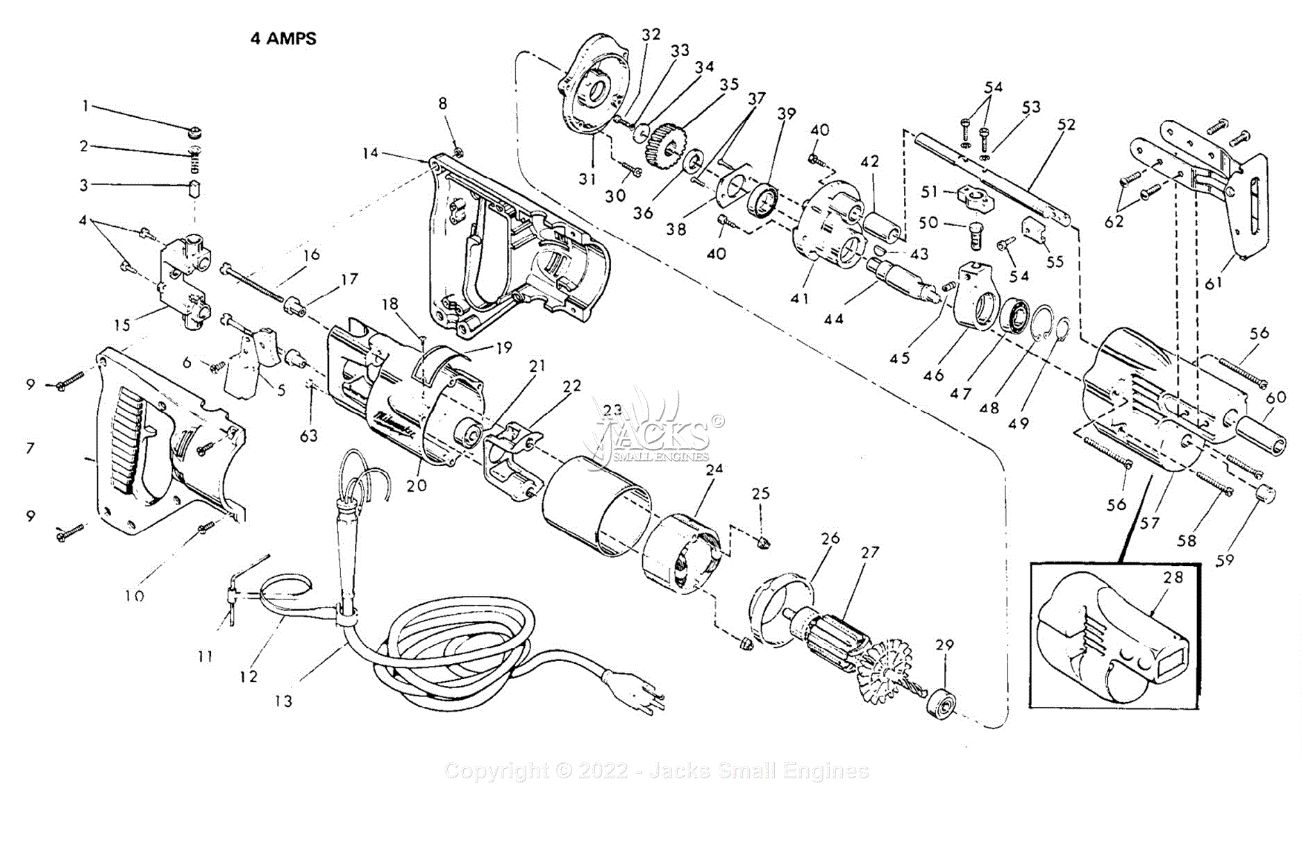 Milwaukee 6506 (Serial 541-54500) Milwaukee Trigger Speed Control ...