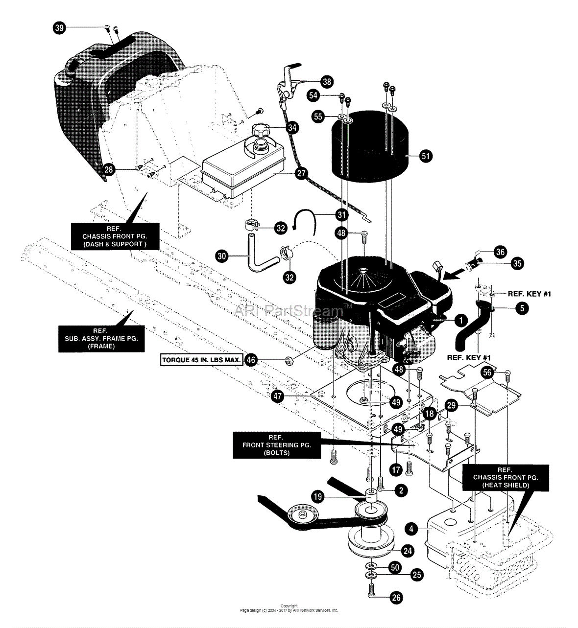 Murray Lawn Tractor Parts Diagram - Murray 42534x18A - Lawn Tractor (1997) Parts Diagram for ... : Free shipping on parts orders over $45.