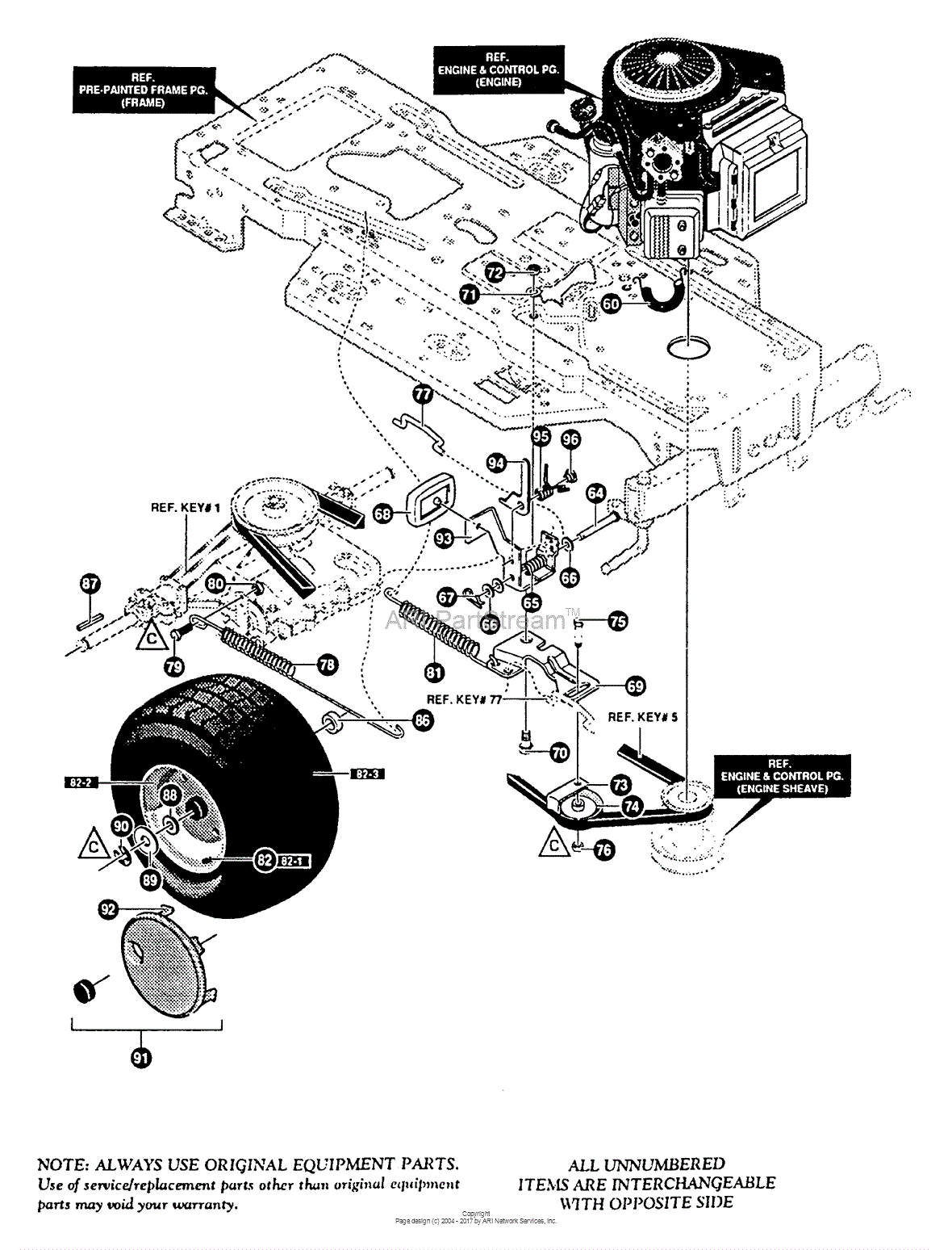 Murray Riding Lawn Mower Brake Diagram