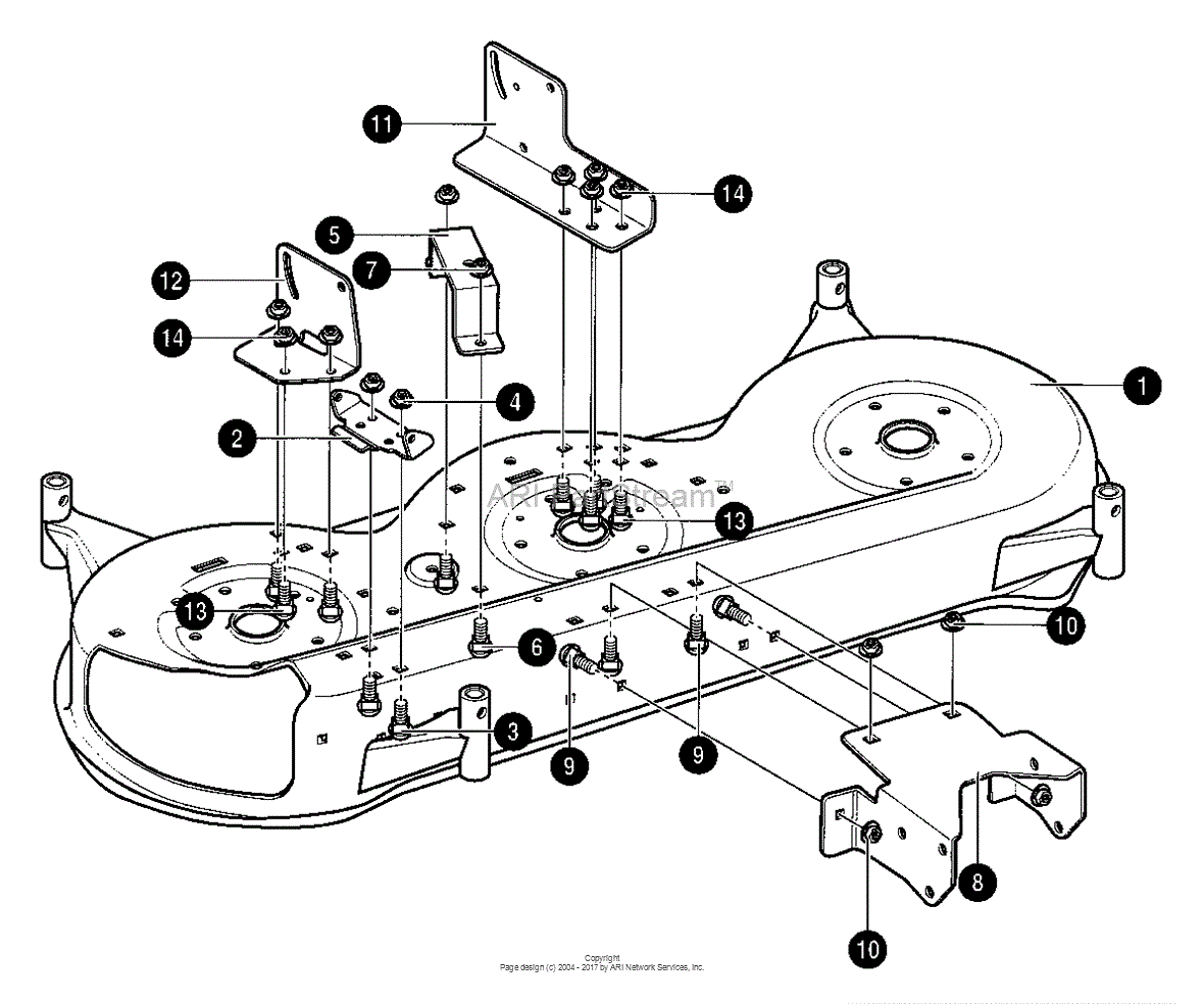 Murray 46562x8A - Lawn Tractor (1997) Parts Diagram for Pre-painted ...