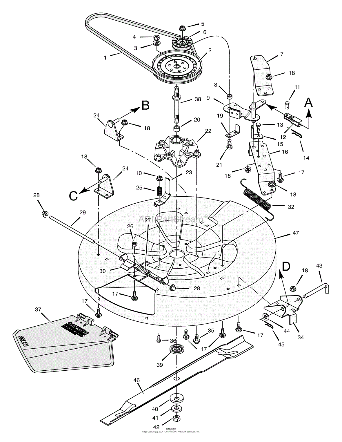 Murray 30540x20F - Rear Engine Rider (RER) (1997) Parts Diagram for ...