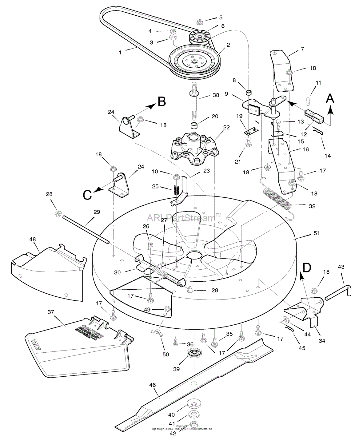 Murray 30577x8A Lawn Tractor 1998 Parts Diagrams