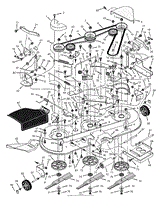 Murray 46501x92A - Lawn Tractor (2000) Parts Diagram for Mower Housing