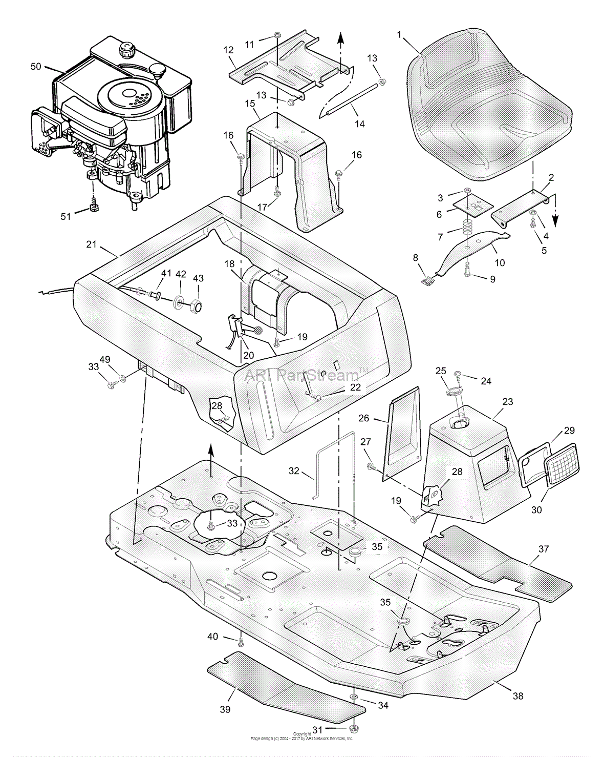 Murray 30505x92A - Rear Engine Riders (2000) Parts Diagrams