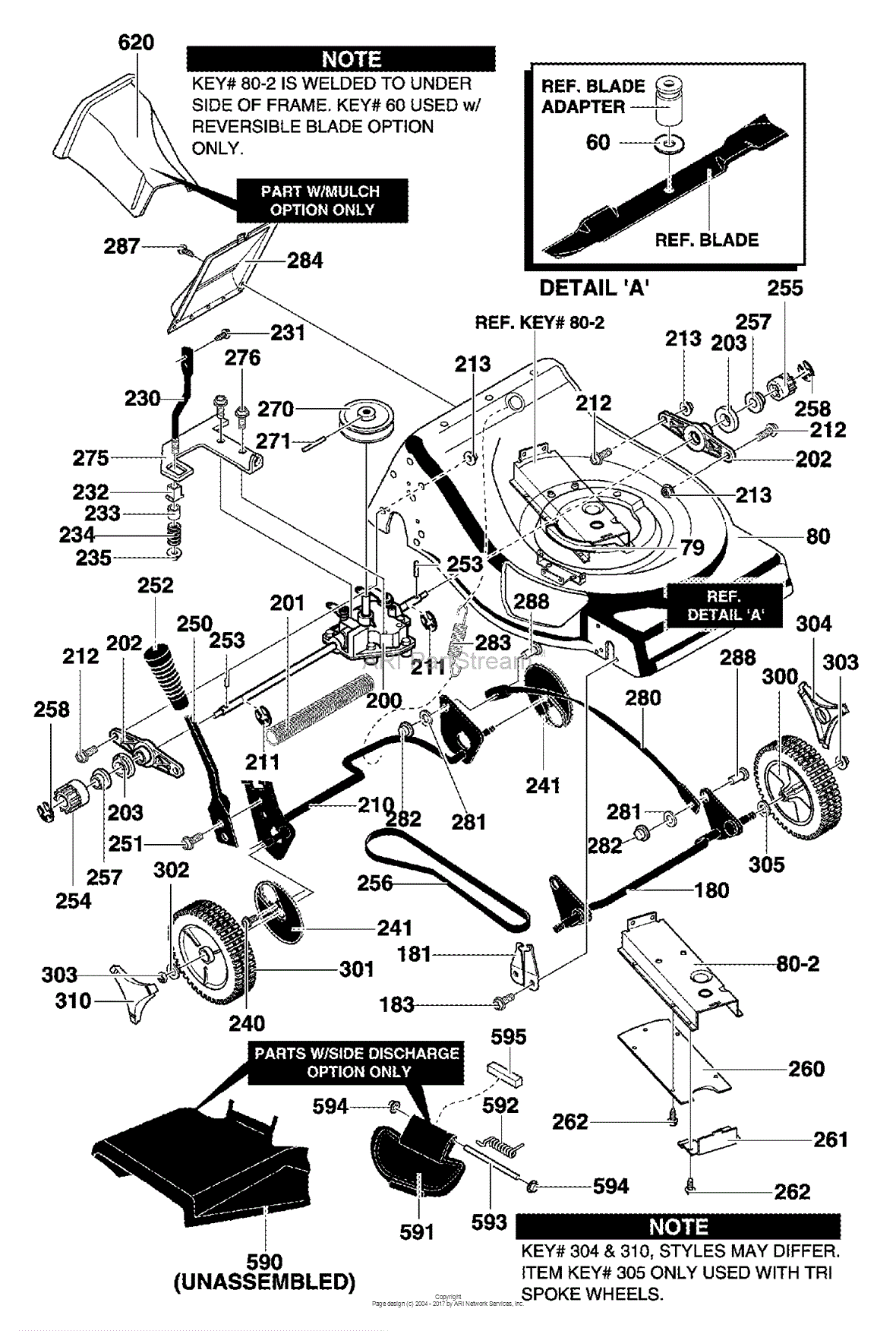 Murray 21997x8A - Walk-Behind Mower (2000) Parts Diagram for Drive