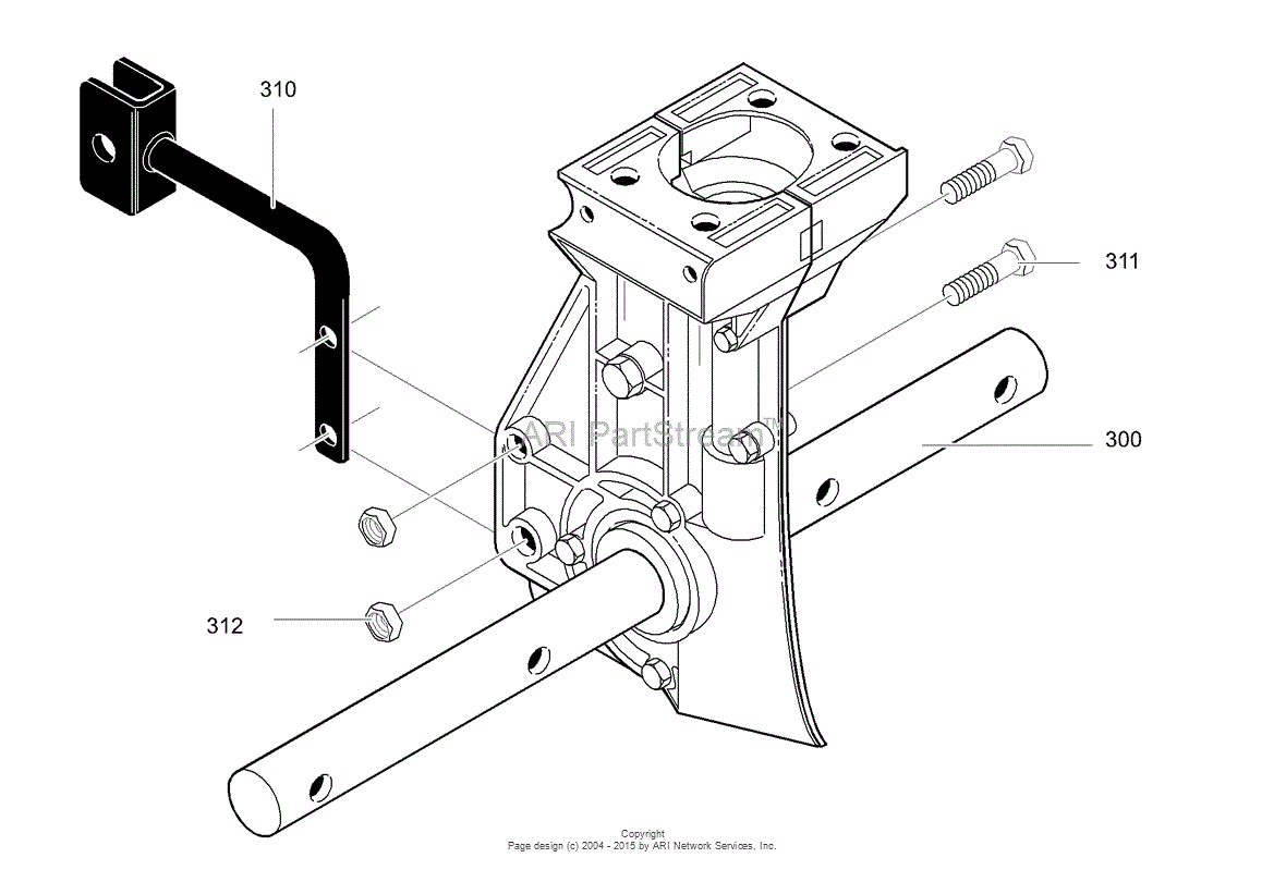 Murray 11052x6C - Cultivator (2002) Parts Diagram for Transmission Assembly