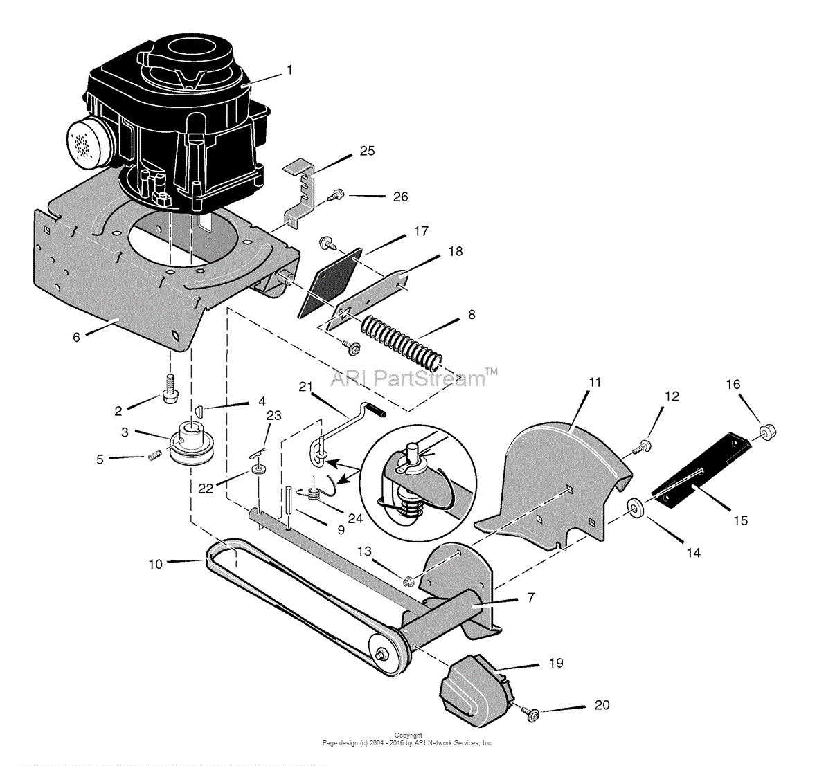 Murray 536.772350 - Craftsman Edger (2006) Parts Diagram for Edger