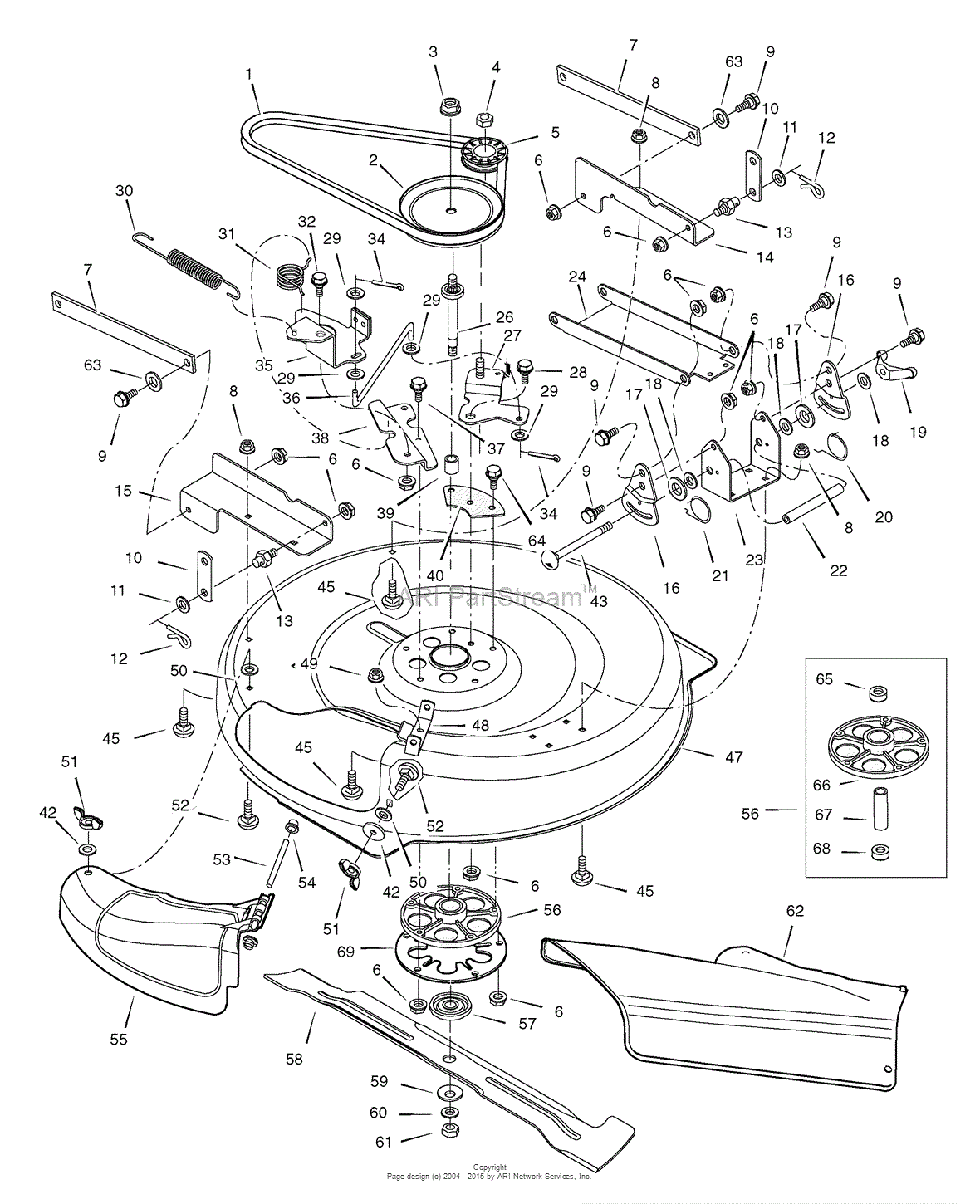 Murray 309029x11E - 10/30, Heritage Tractor (2007) Parts Diagram for ...