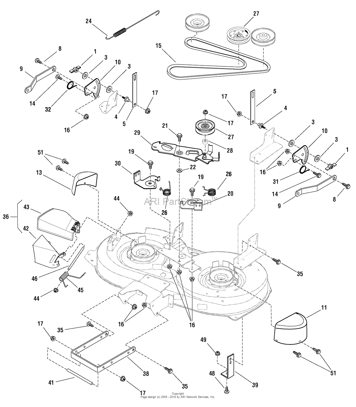31 Murray Riding Lawn Mower Parts Diagram