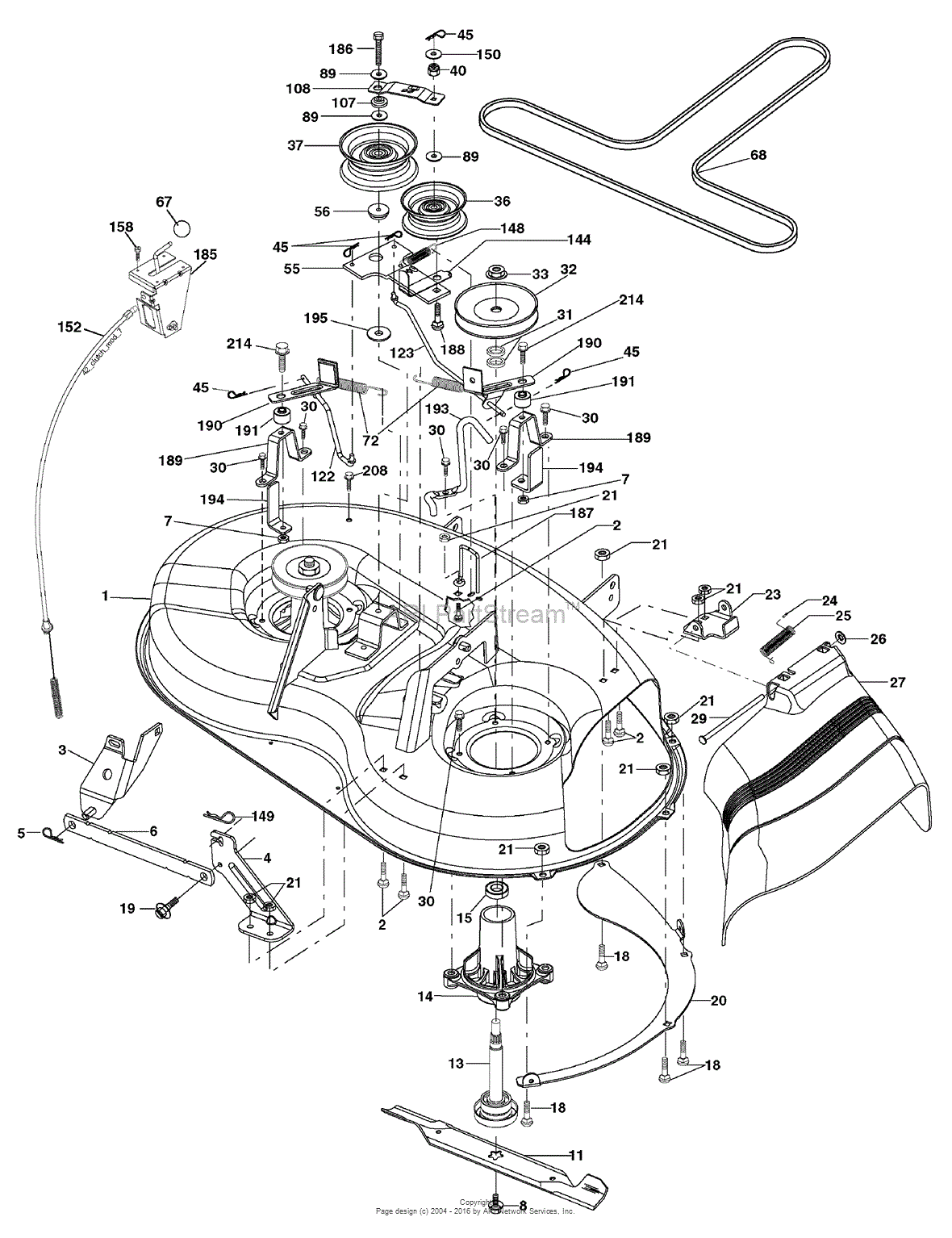 31 Murray Riding Lawn Mower Parts Diagram