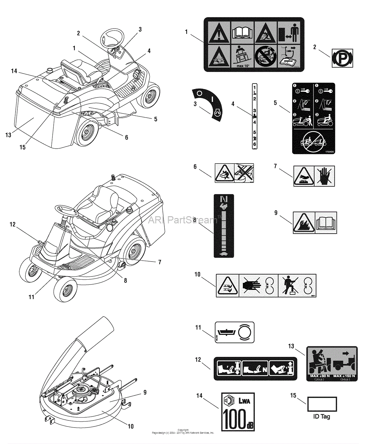 Murray 7800575 - LP7800575 - JS36, 22 John Deere RWD Walk Mower (2010) Parts  Diagrams