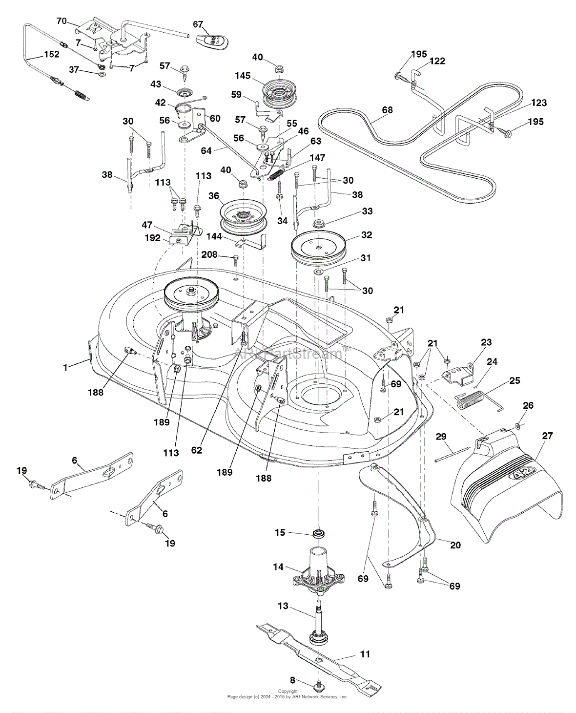 Murray 7800735 - 96042010000, 17.5HP 42