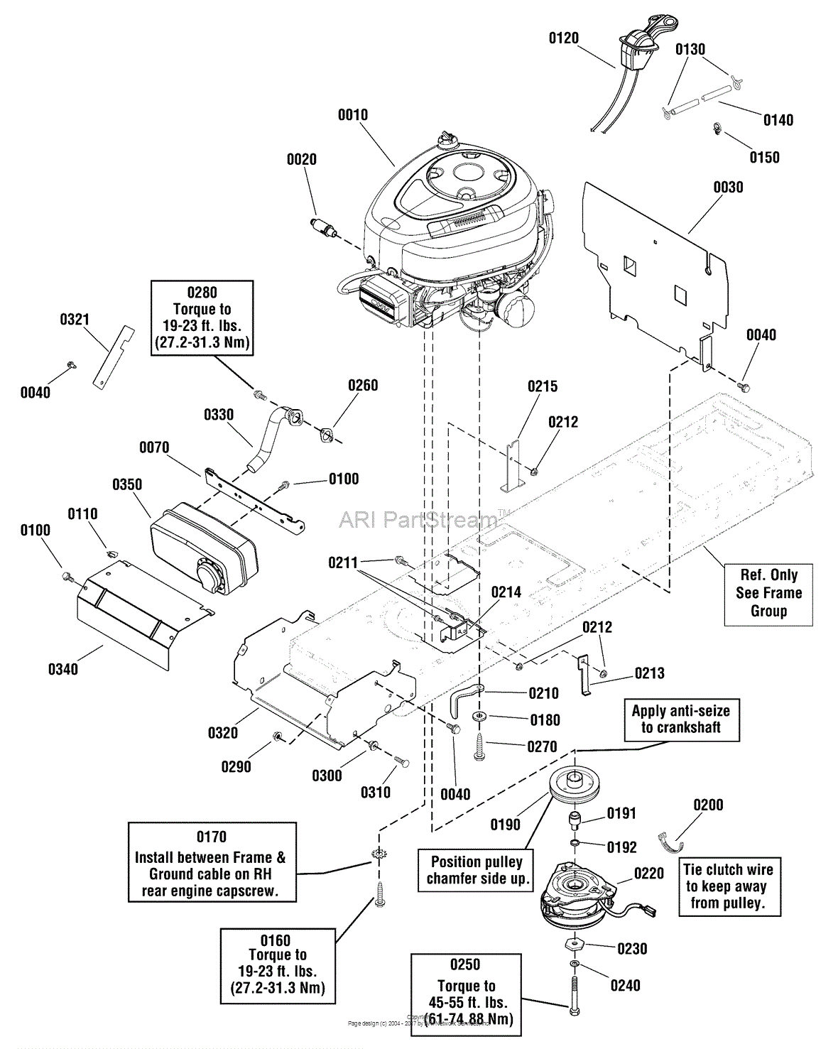 Murray 2691396-00 - MSD100, 17.5 Gross HP 42" Murray Lawn Tractor (Export) (2017) Parts Diagram