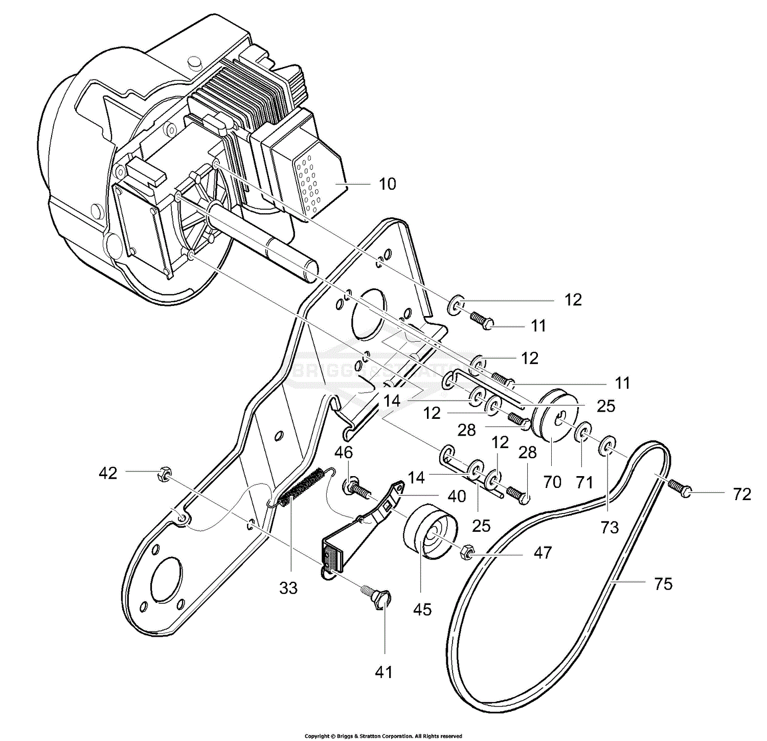 Murray 621450x4E - Single Stage Snow Thrower (2001) Parts Diagram for