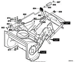 Murray 621450x4NB - Single Stage Snow Thrower (2003) Parts Diagrams