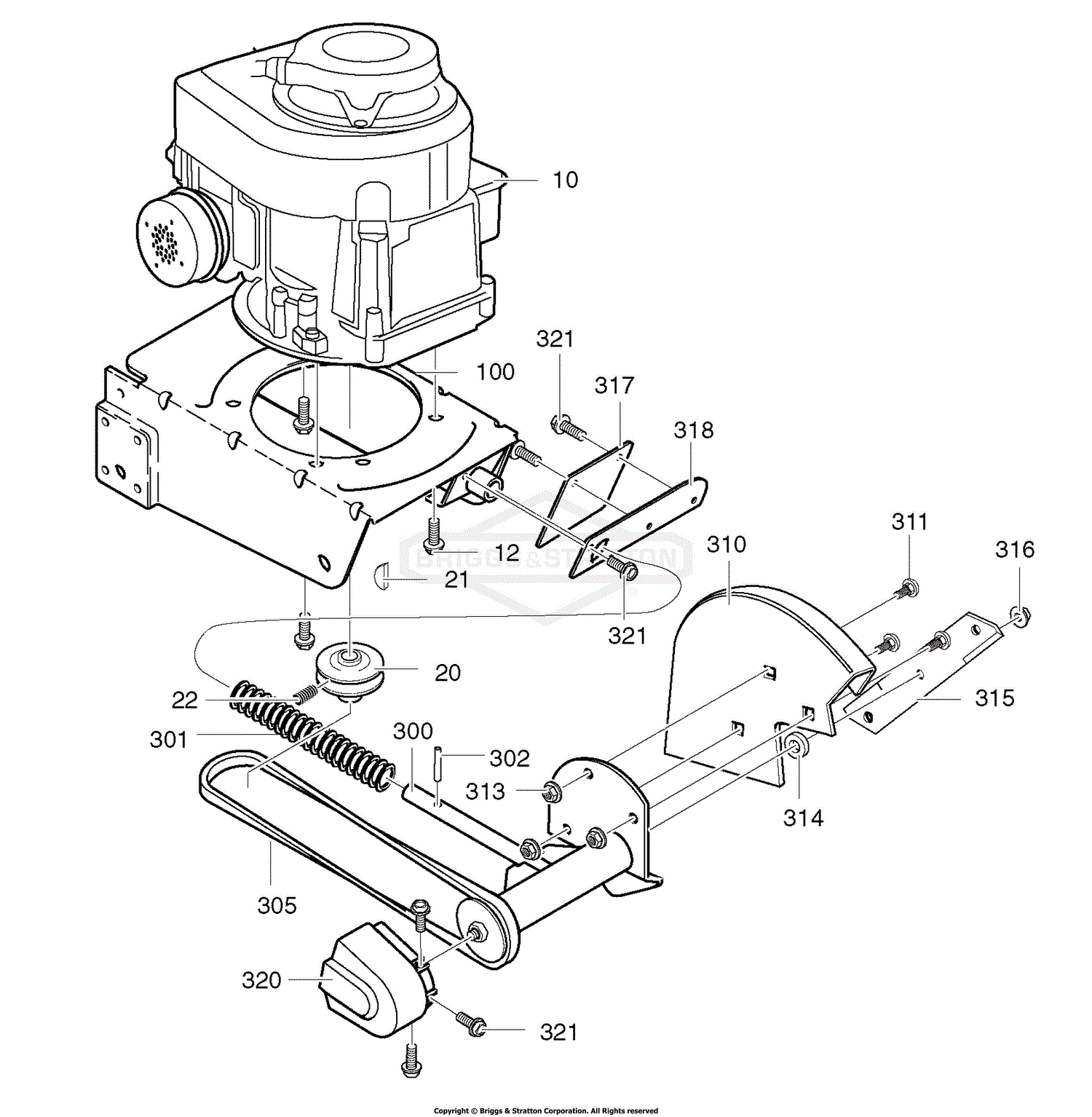 Murray 77232100NC - 536.772321, Craftsman Edger (2007) Parts Diagram ...