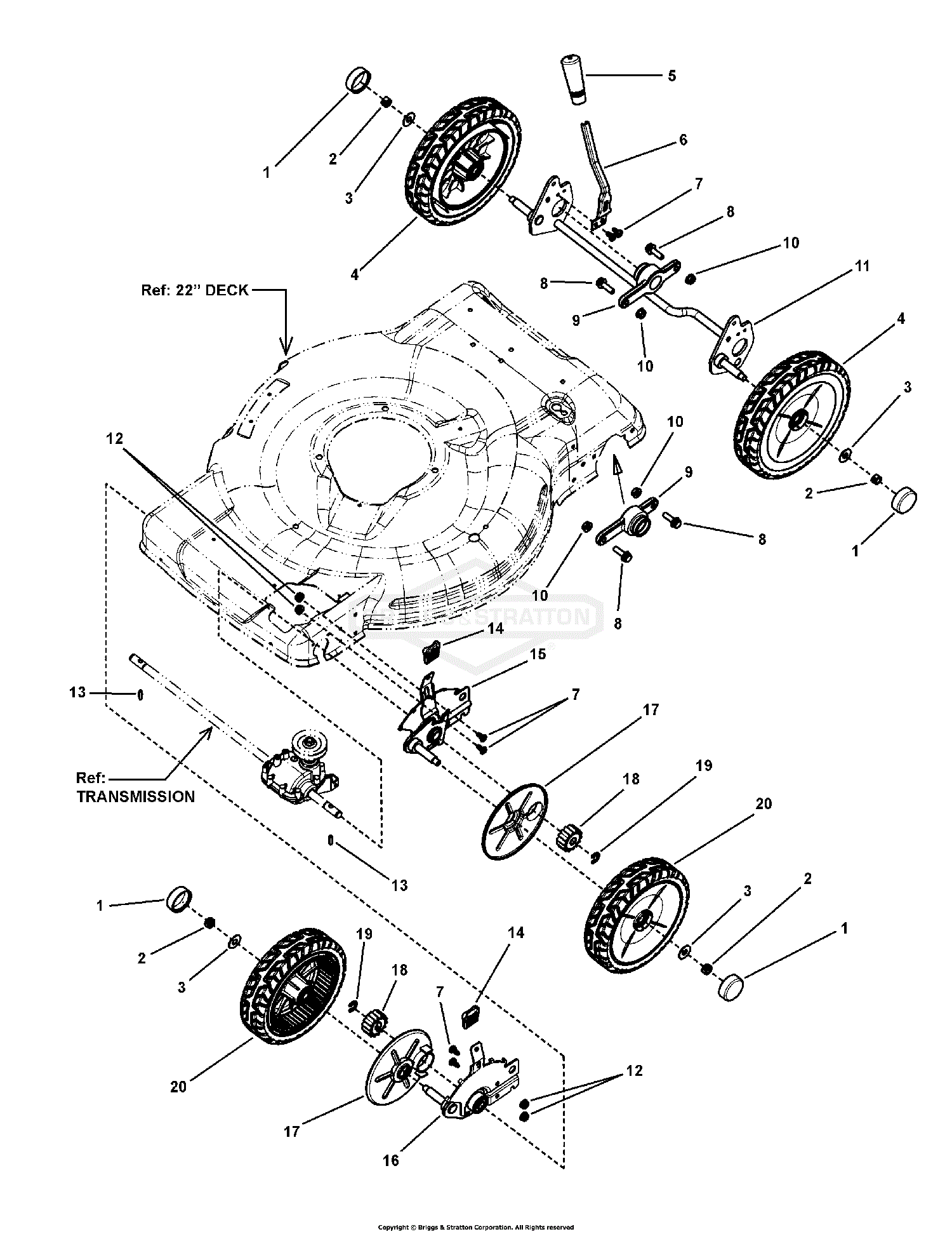 john deere mower parts diagram