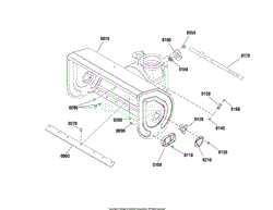 Murray 1696201-00 - MH761650SE, Murray 16.5TP 30 Dual Stage Snowthrower  (CE) (2012) Parts Diagrams