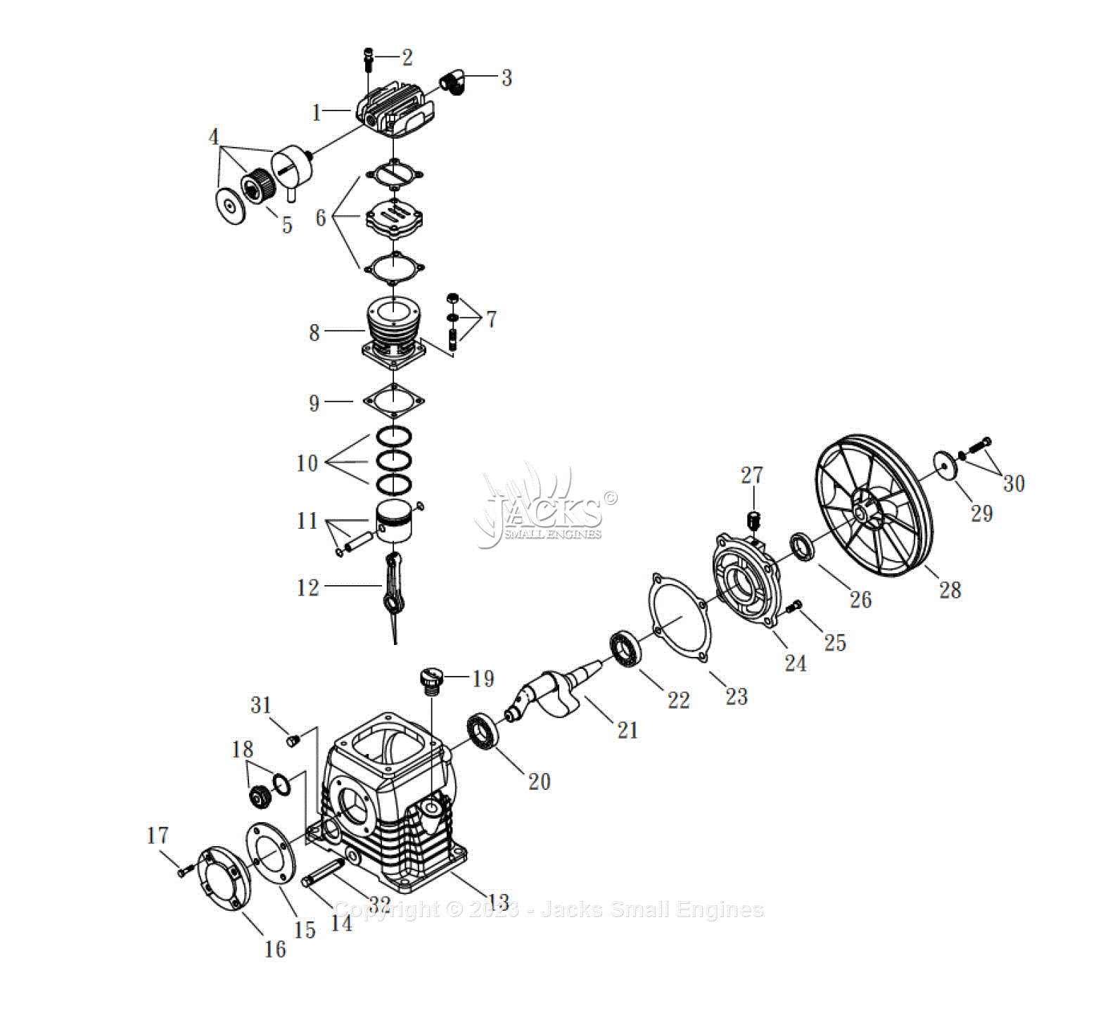 Northstar 48578D Parts Diagram for 792353 Pump Exploded View Rev C.3