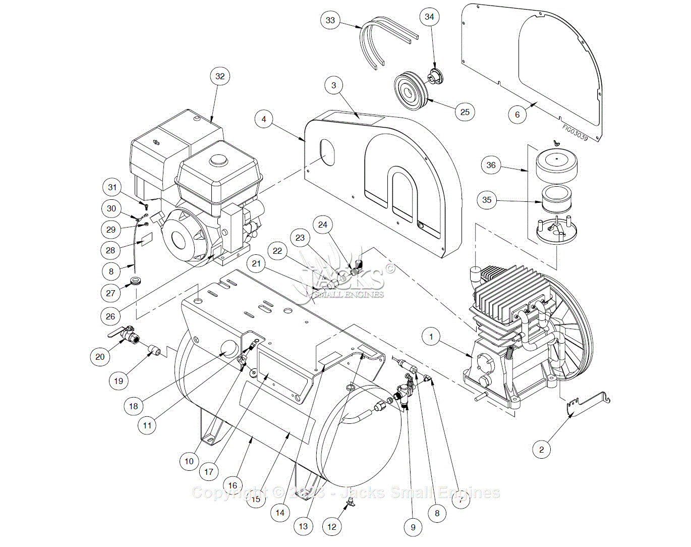 Northstar 45938J Parts Diagram for Exploded View Model 27.4 PSC Item ...