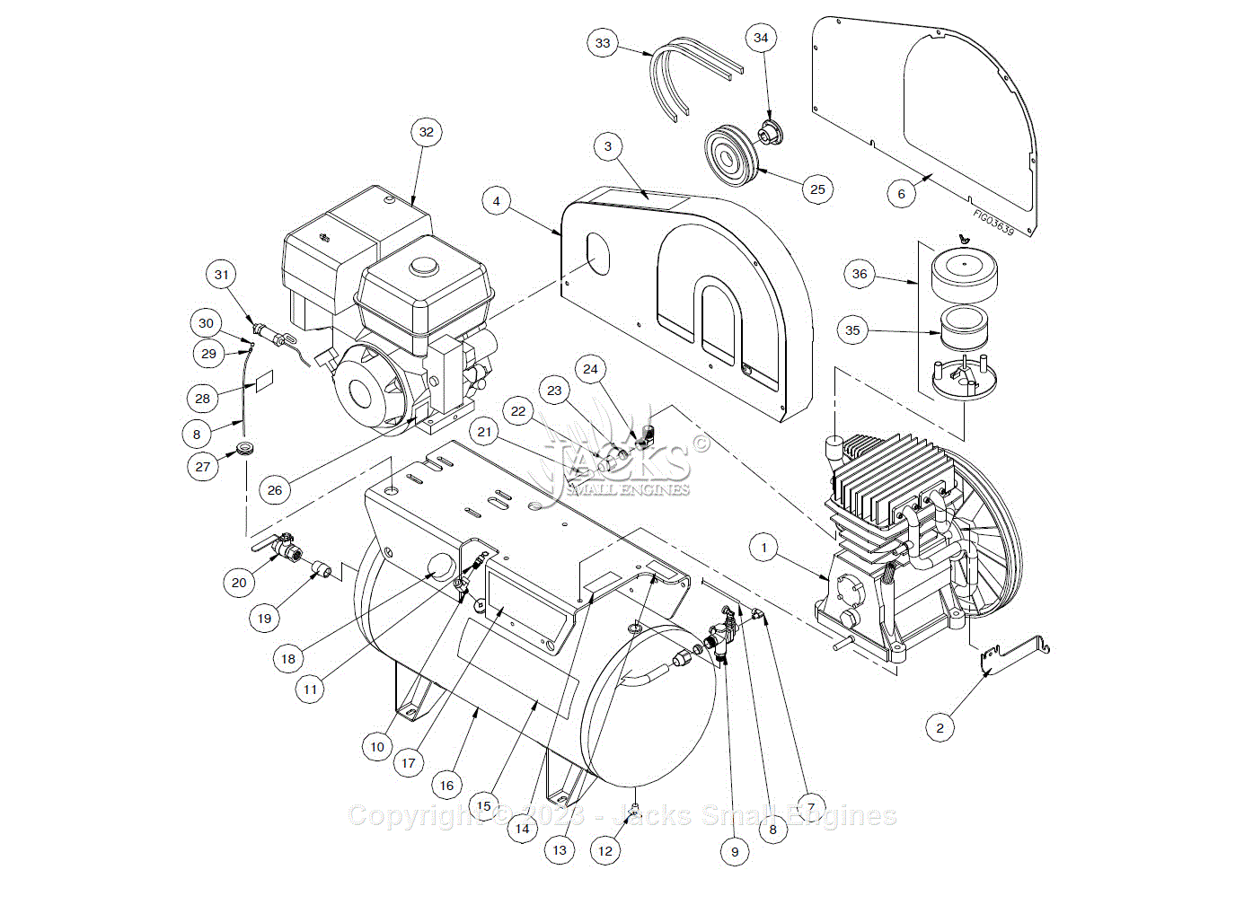 Northstar 45938k Parts Diagram For Exploded View Model 27.4 Psc Item 