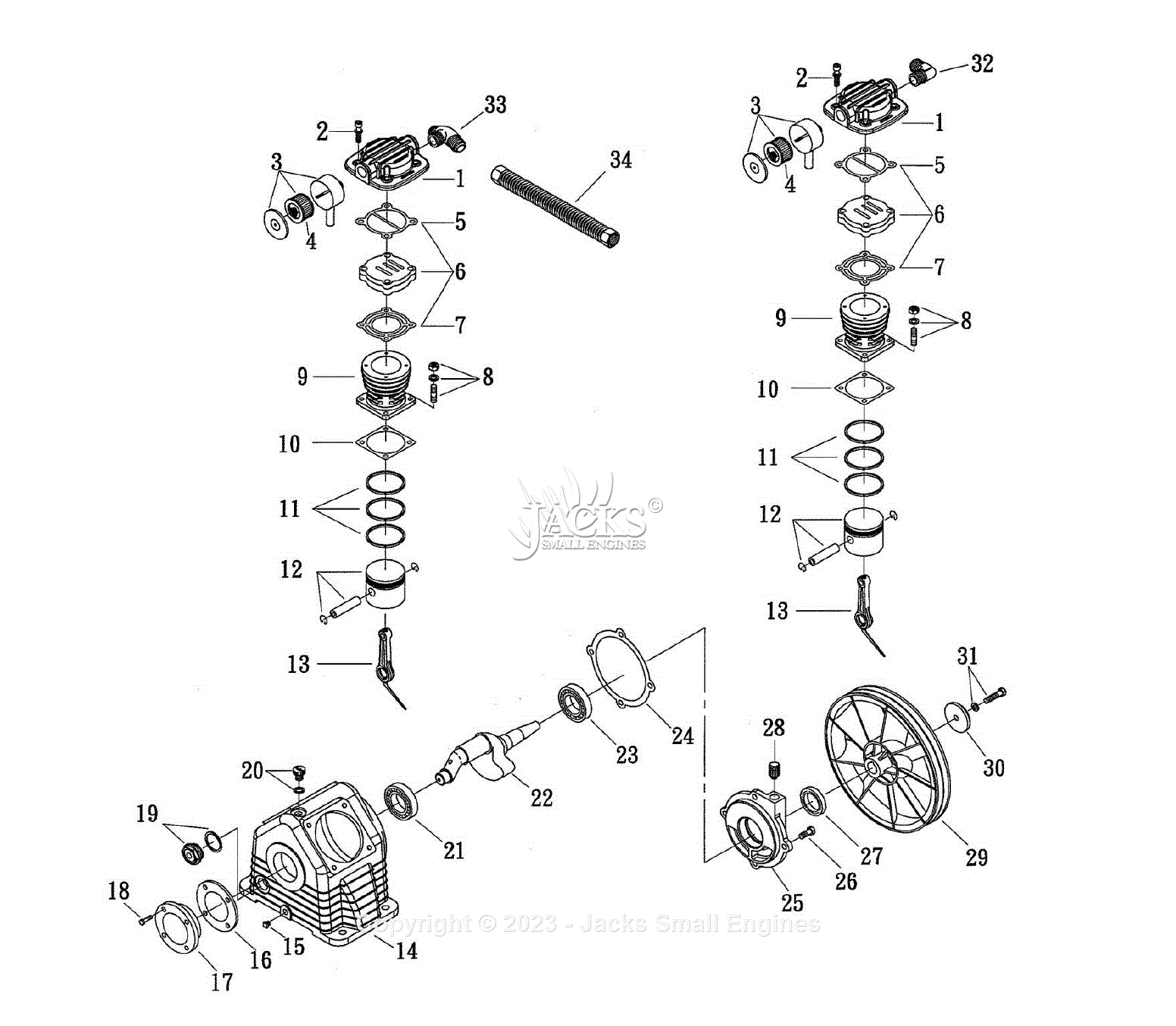 Northstar 4593921B Parts Diagram for Pump Explosion