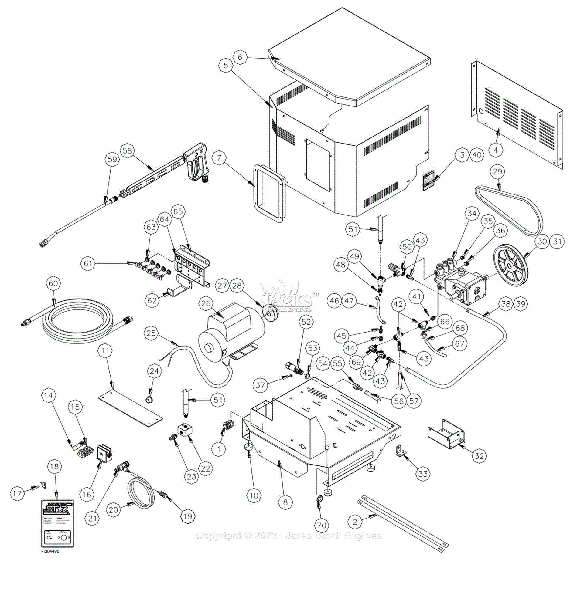 Northstar 157304H Parts Diagram for 157304 Parts Breakdown H.1